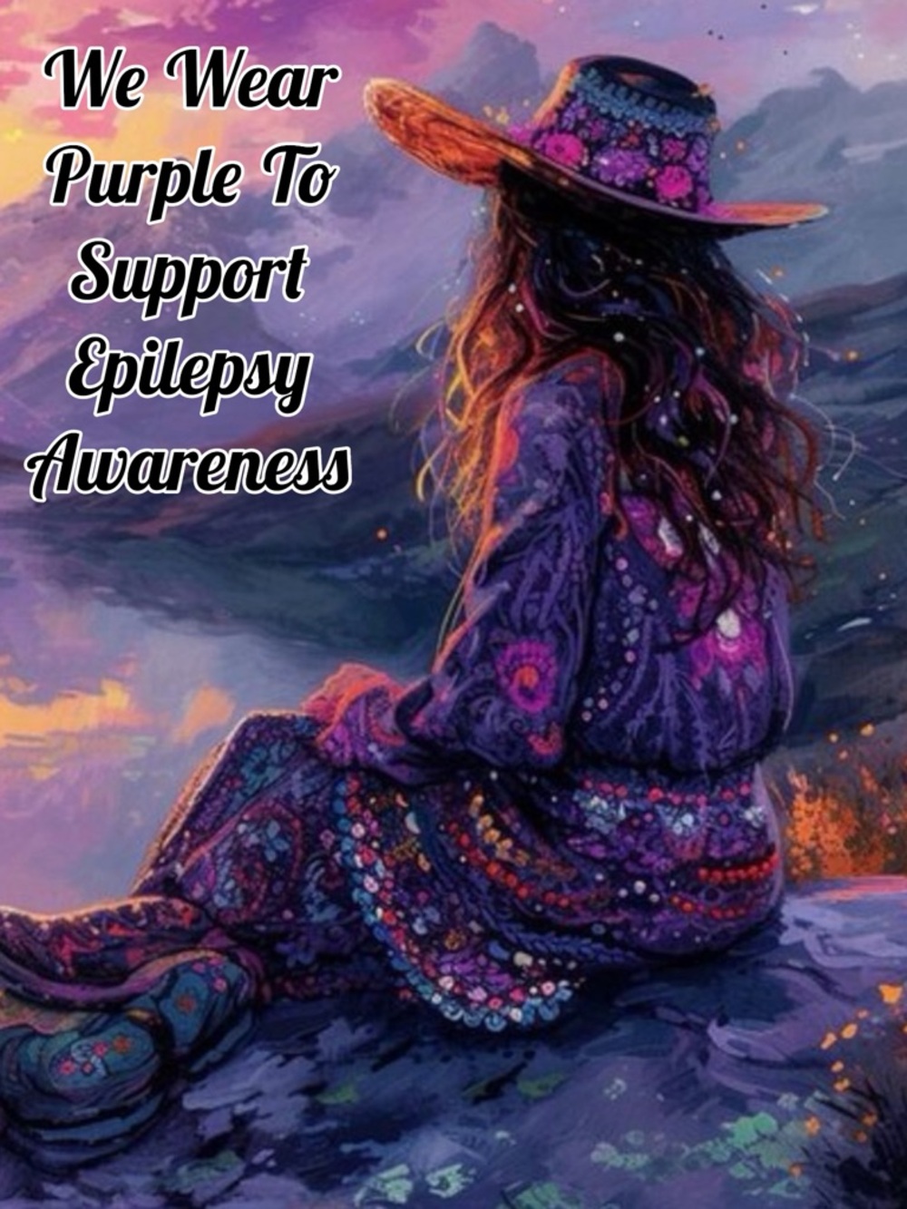 We Wear Purple To Support Epilepsy Awareness